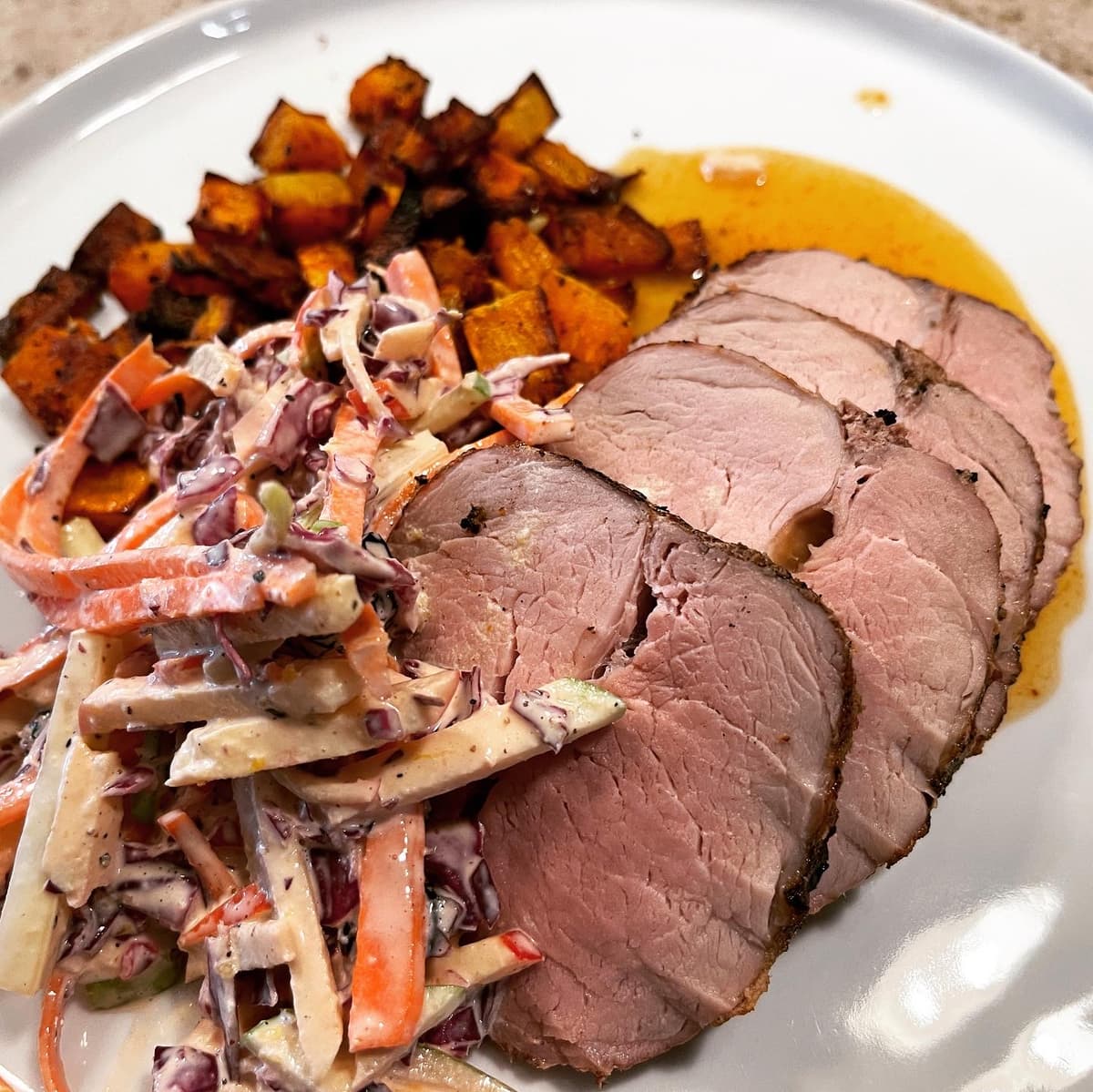 Perfectly glazed BBQ ribs with caramelized edges