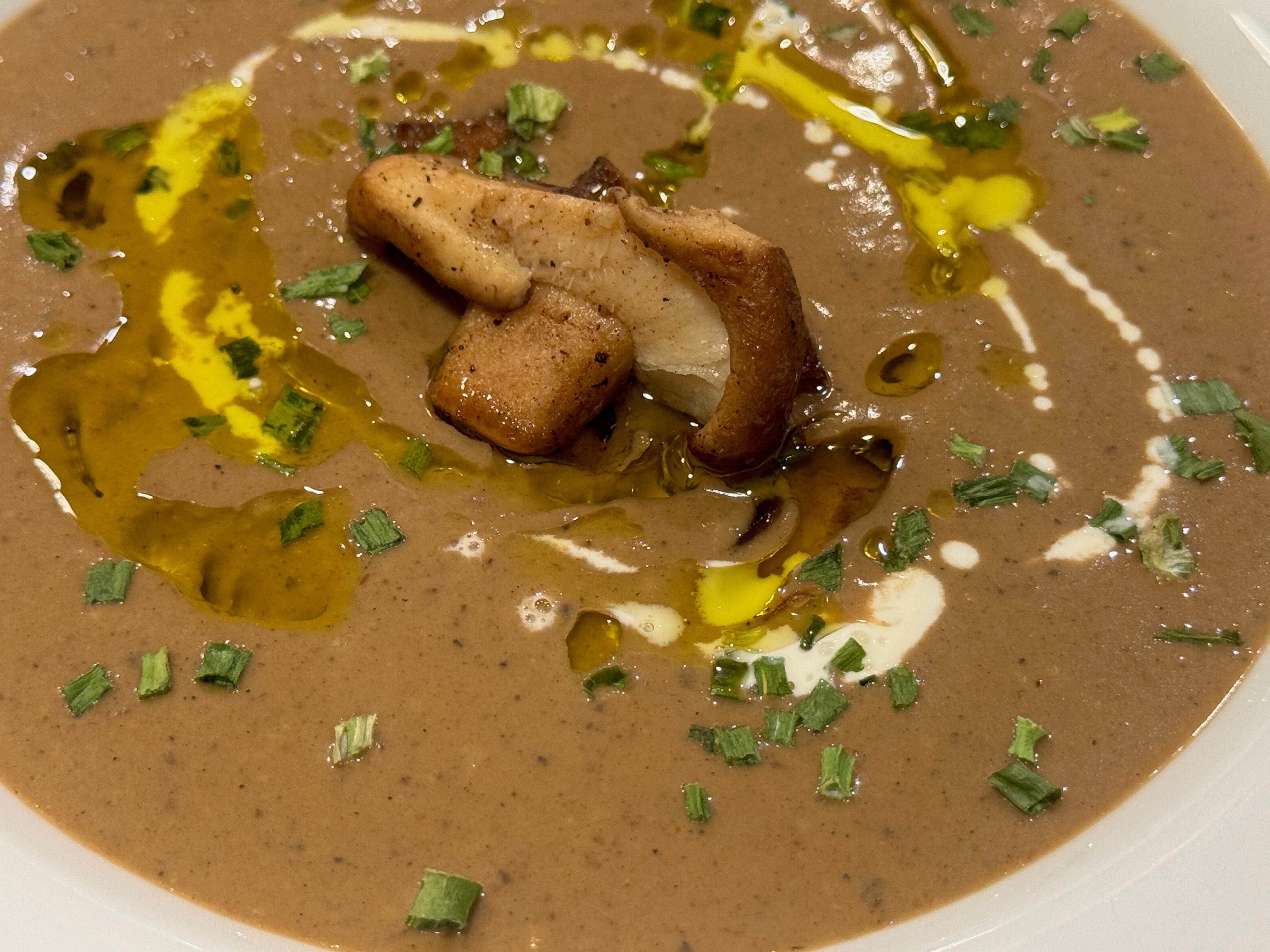 creamy mushroom soup