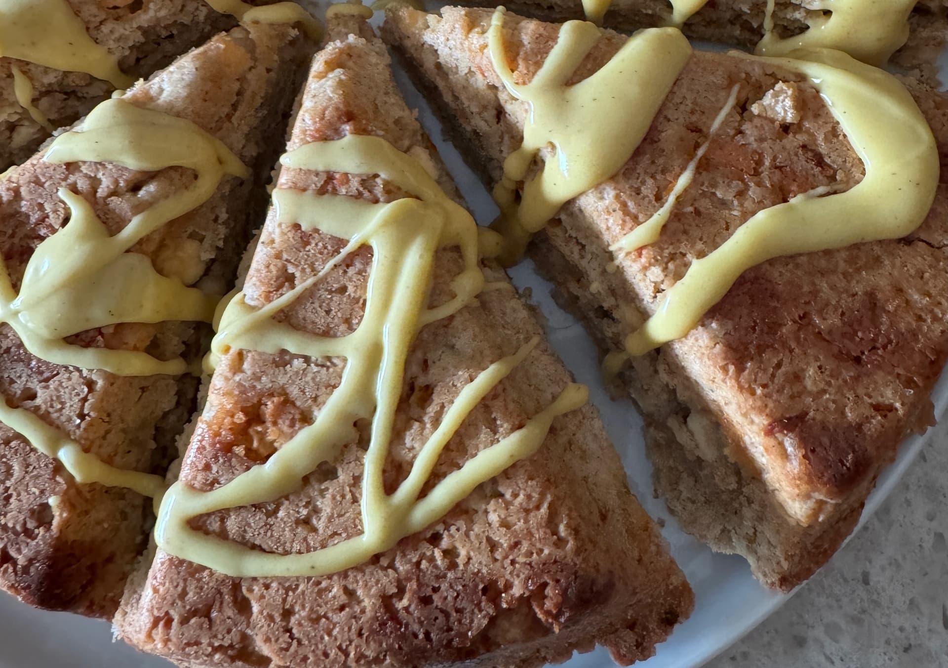 orange and white chocolate