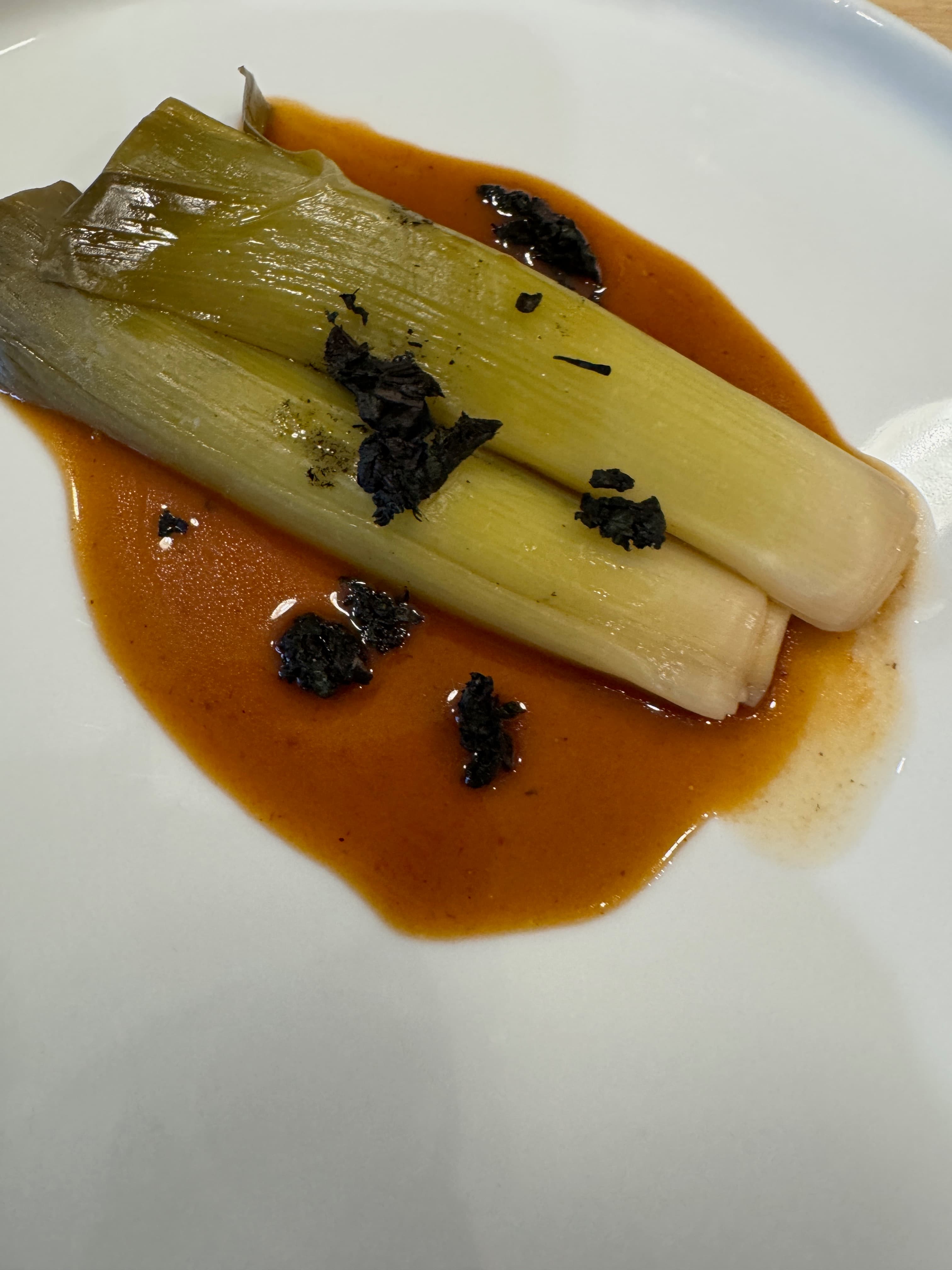 leeks cooked three ways