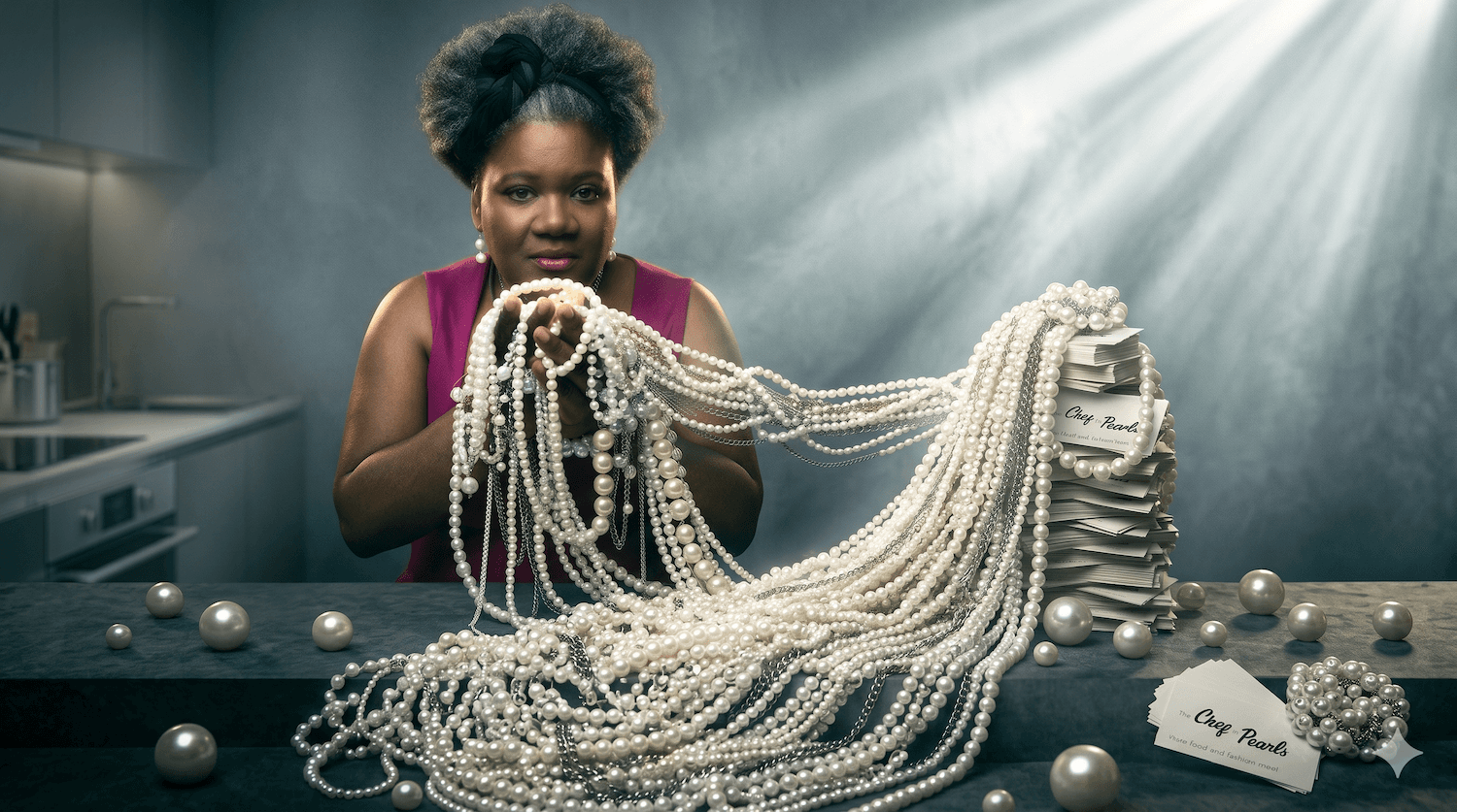 The Chef in Pearls — Cassandra Sinclair on Fear, Fire, and Finding Her Way Back to the Kitchen
